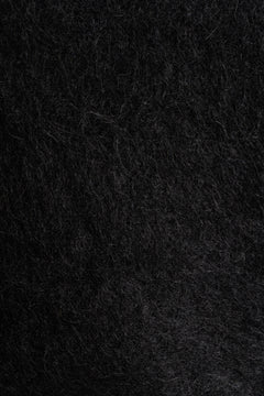 Mohair Cross-Over Sweater - Black