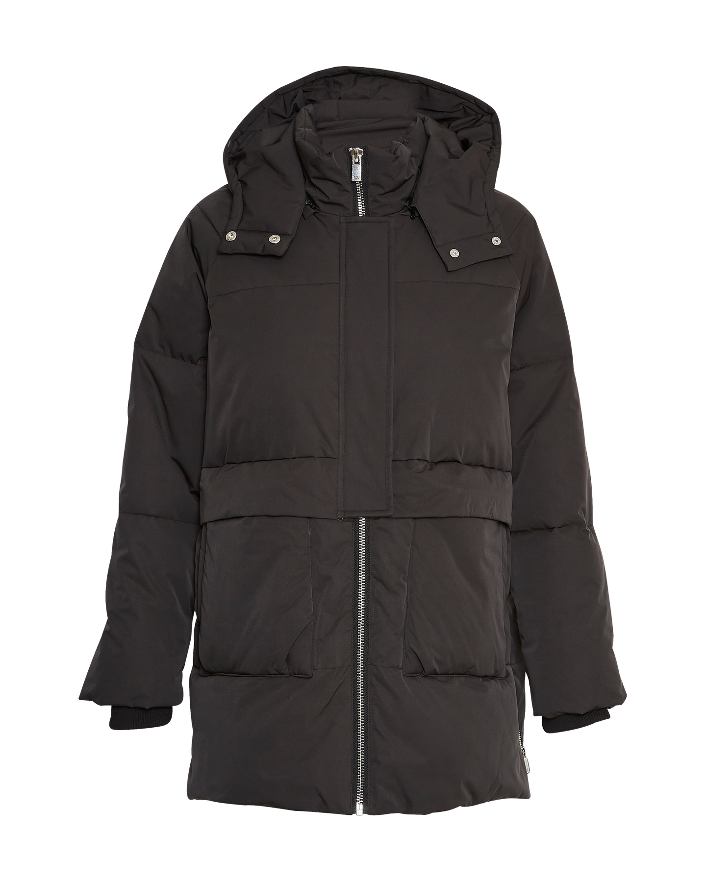 Moss Copenhagen Jakker Petra Pavinaria Hood Jacket Black