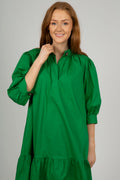 Celia Midi Dress - Palm Tree