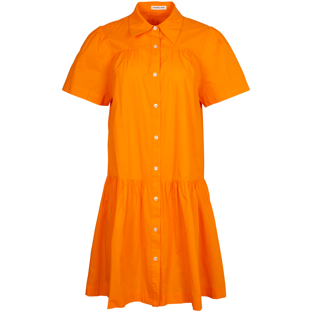 Sandrine Shirt Dress - Orange