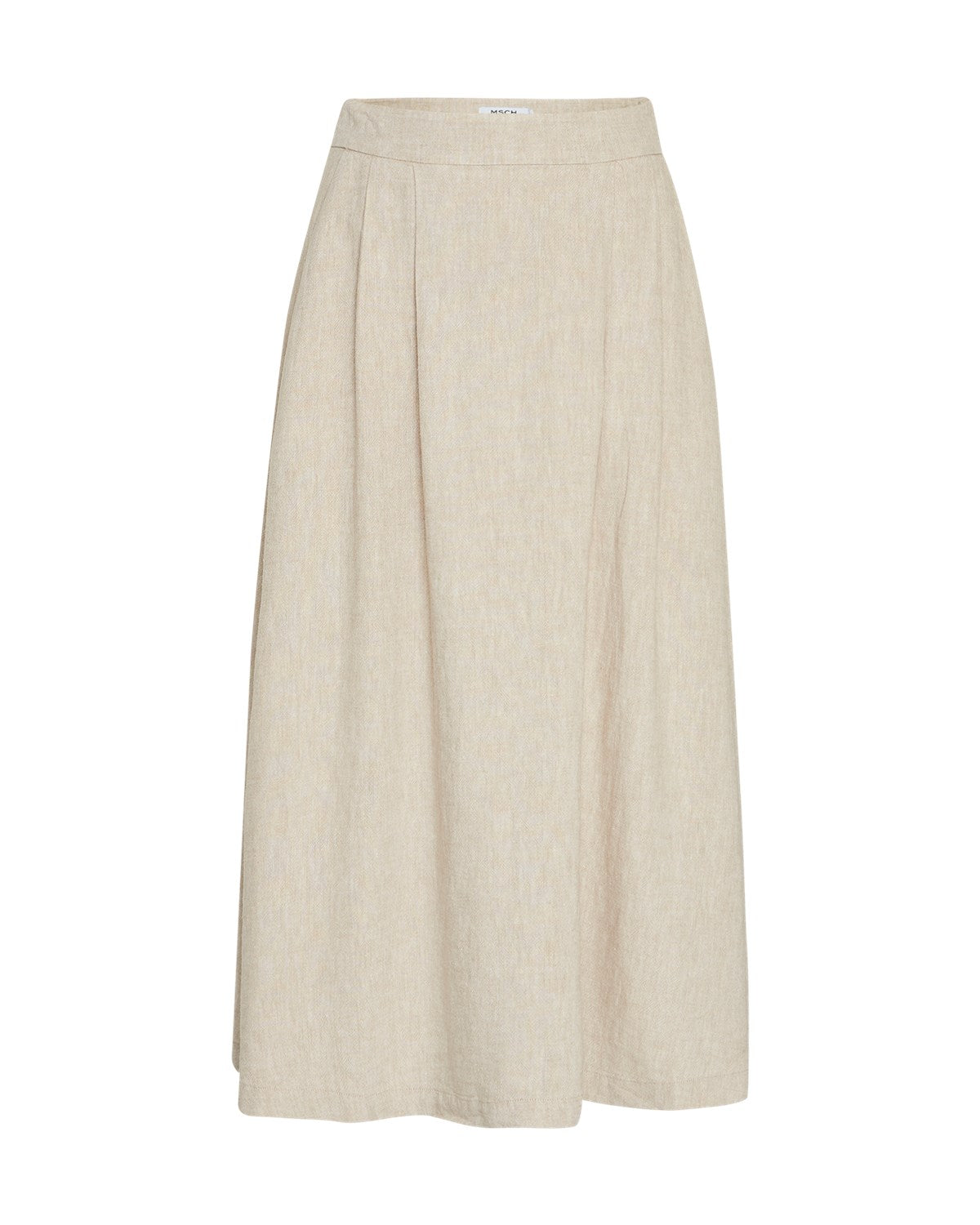 Jovene Ginia Hw Long Skirt - Sand