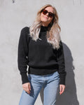 Marlia Knit Blouse - Black