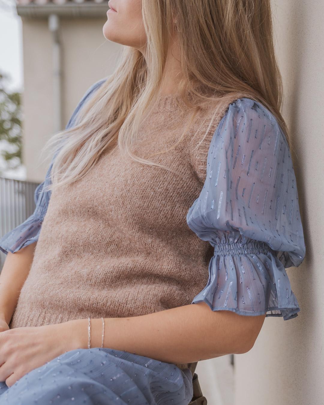 Franko Knit Waistcoat - Beige - Neo Noir - Gensere - VILLOID.no