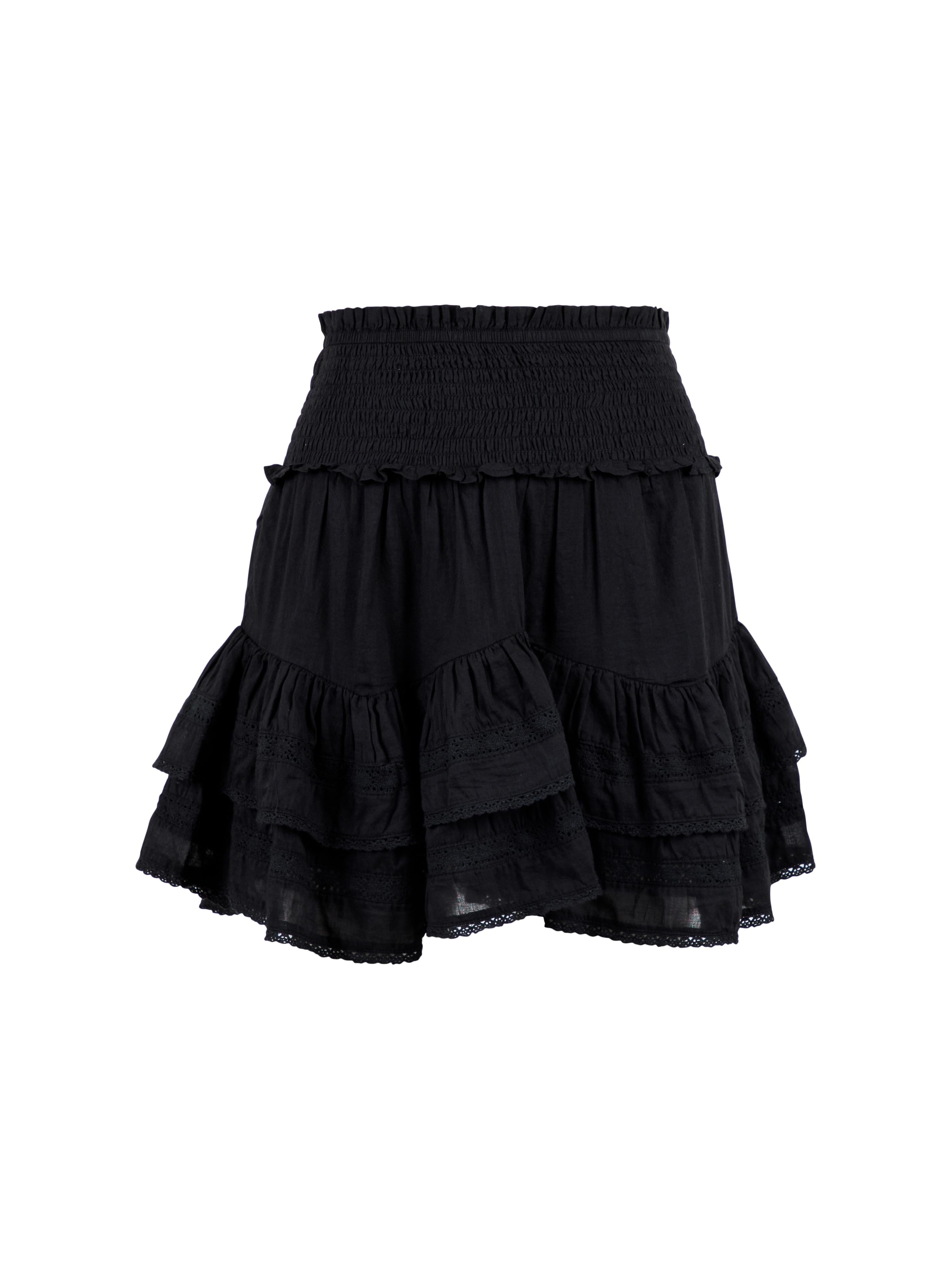 Marna Voile Skirt - Black
