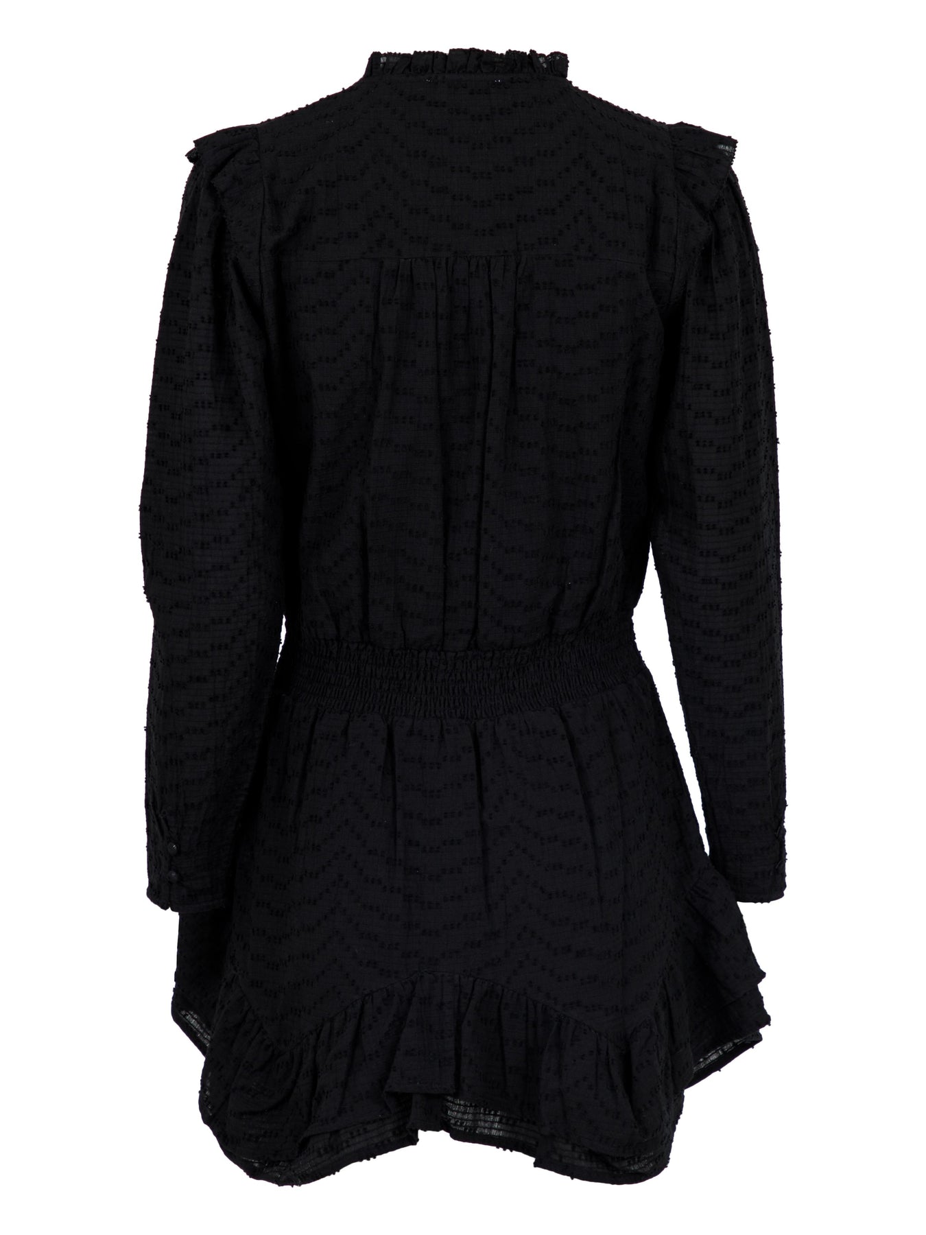 Padua Dobby Dress - Black