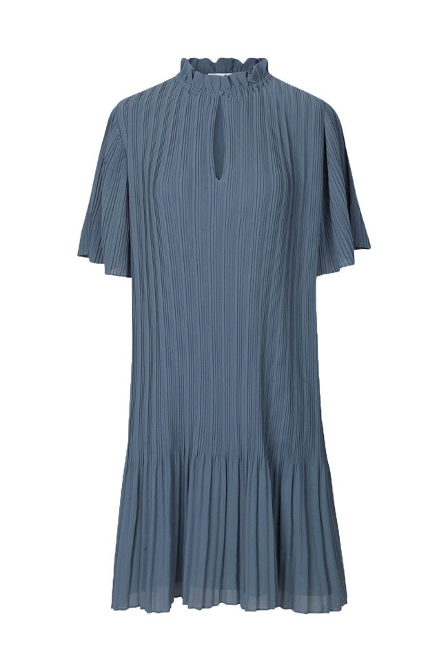 Lady SS Dress - Blue Mirage - Samsøe Samsøe - Kjoler - VILLOID.no
