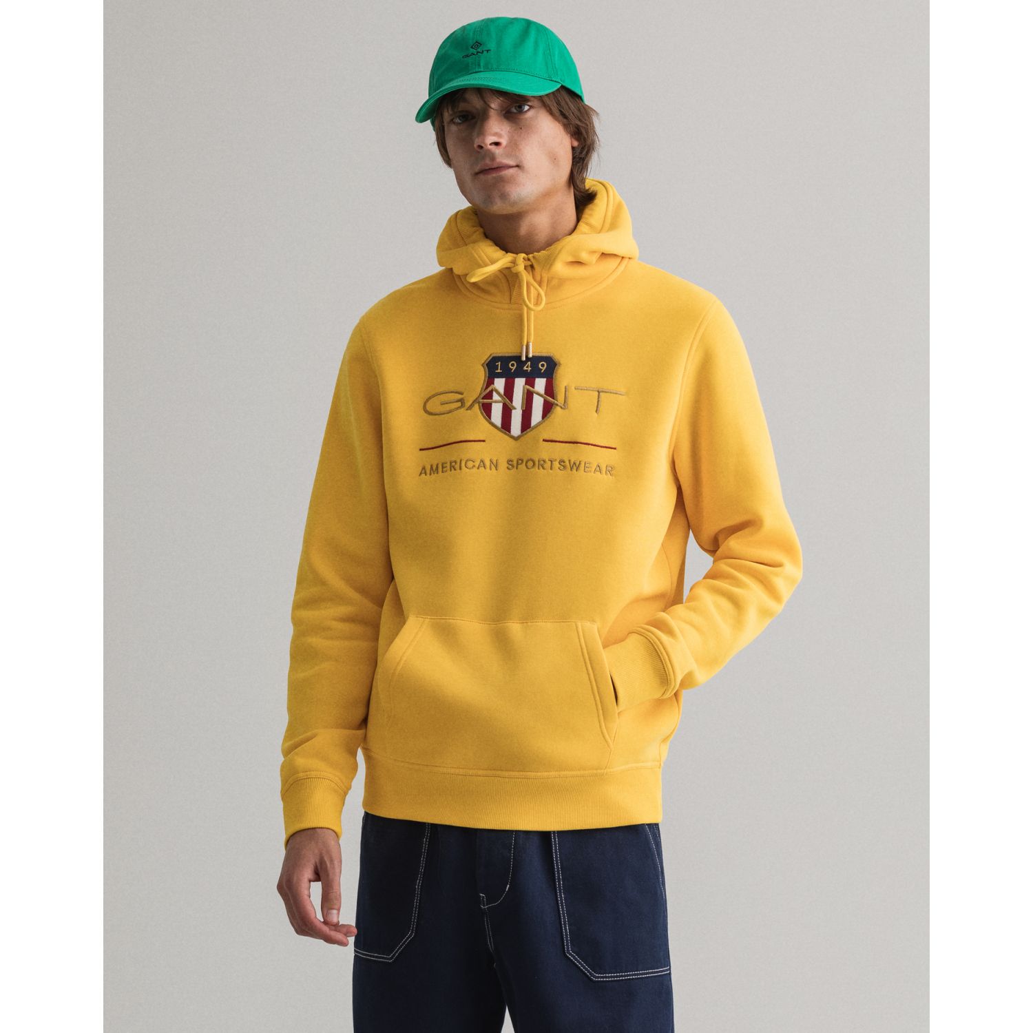 Archive Shield Hoodie - Solar Power Yellow