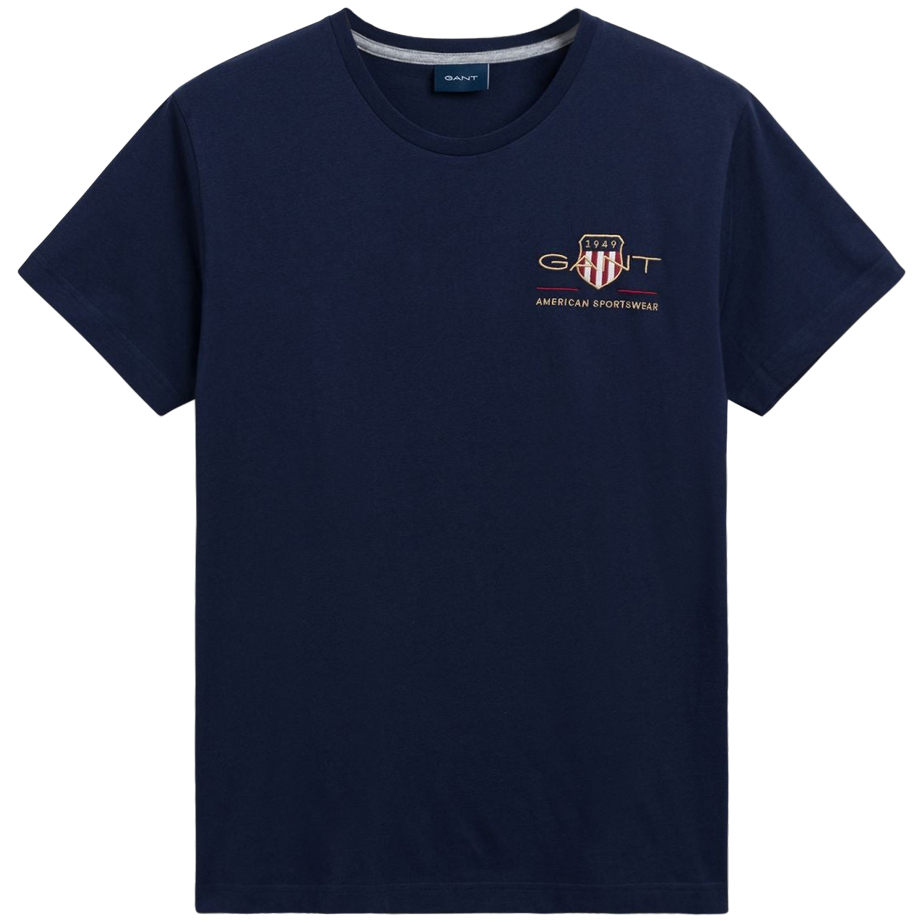 Archive Shield Embroidery T-Shirt - Evening Blue