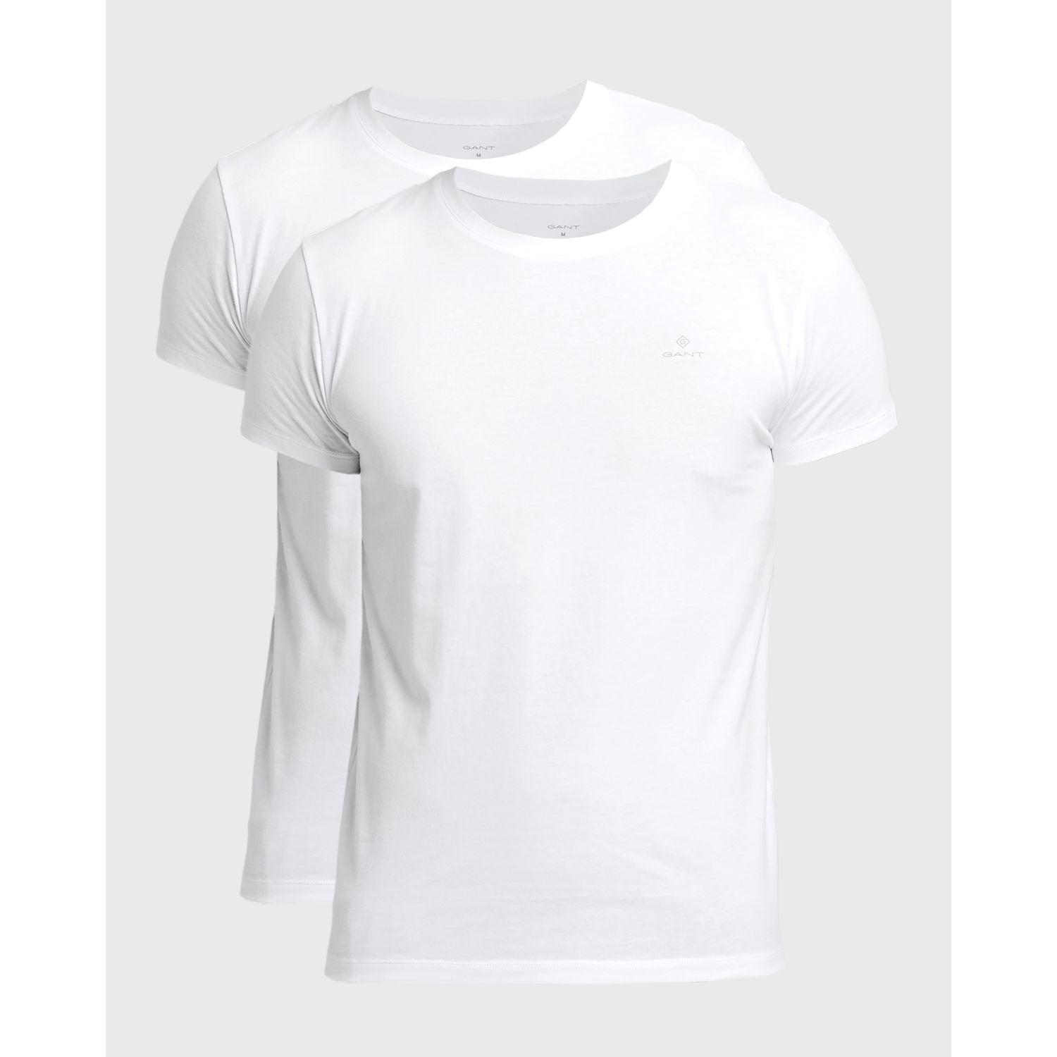 C-Neck T-Shirt 2-pack - White