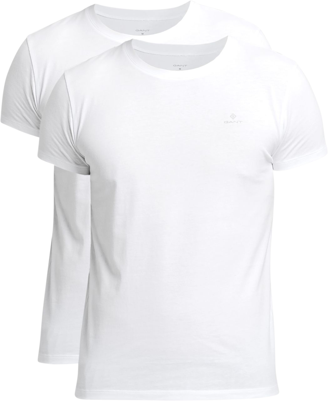 C-Neck T-Shirt 2-pack - White