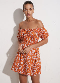 Shahni Mini Dress - Valencia Floral Print
