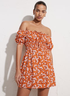 Shahni Mini Dress - Valencia Floral Print