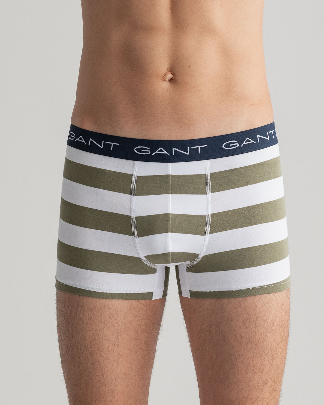 Rugby Stripe Trunk 3-Pack - Utility Green