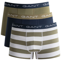 Rugby Stripe Trunk 3-Pack - Utility Green