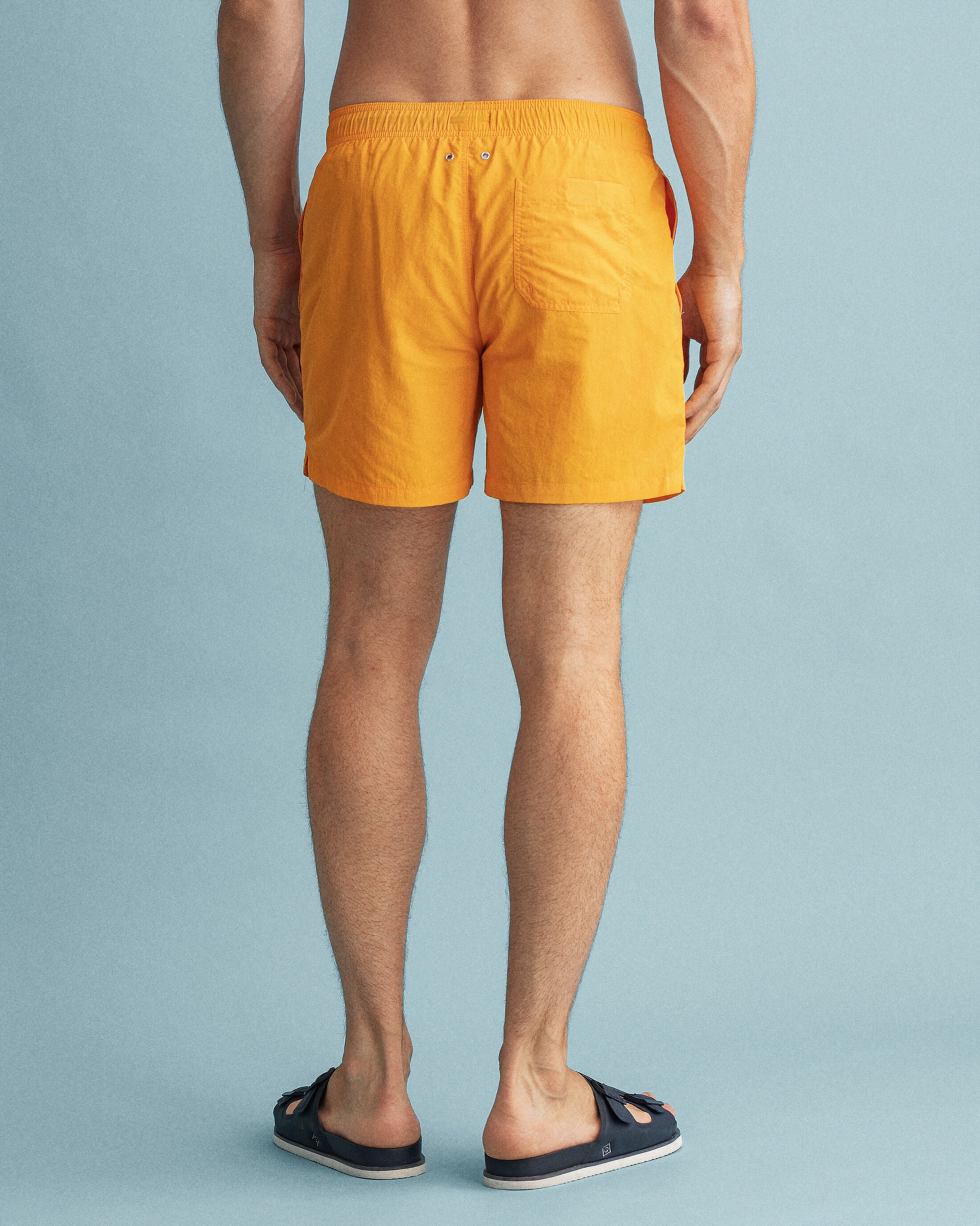 Classic Fit Swim Shorts - Dahlia Orange