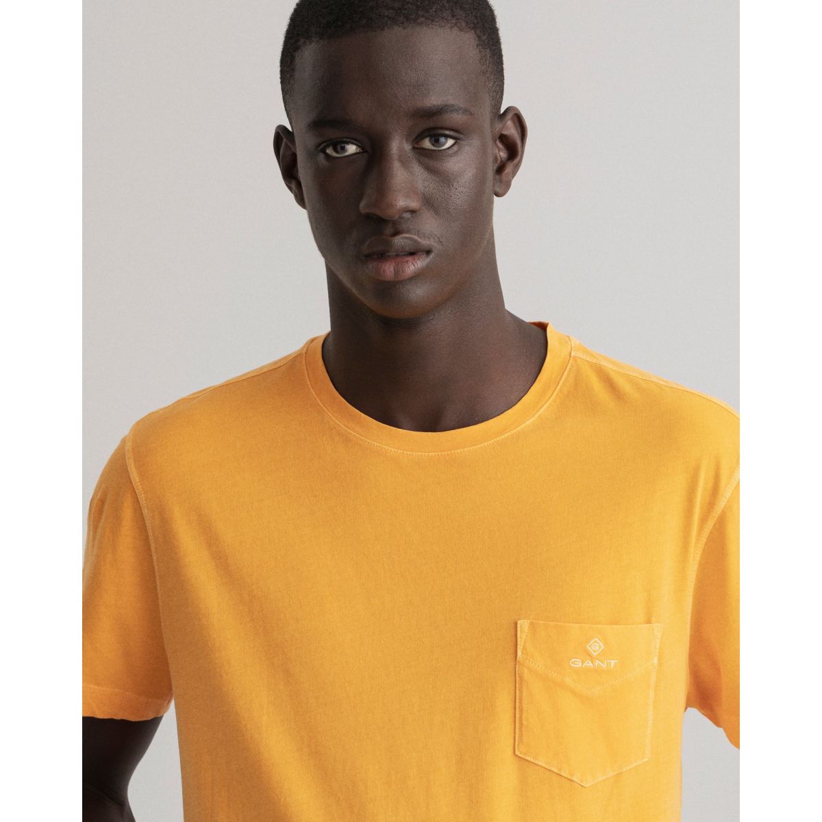 D1. Sunfaded SS T-shirt - Dahlia Orange