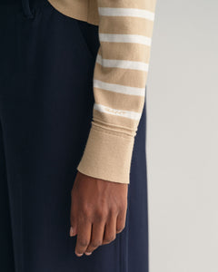 Light Cotton Breton C-Neck - Dry Sand