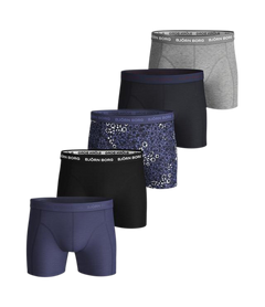 Ditsy Flower Essential Shorts 5-Pack - Crown Blue