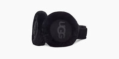 W Embroidered L Earmuffs - Black