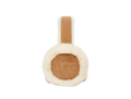 W Embroidered L Earmuffs - Chestnut