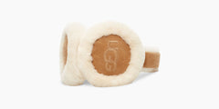 W Embroidered L Earmuffs - Chestnut