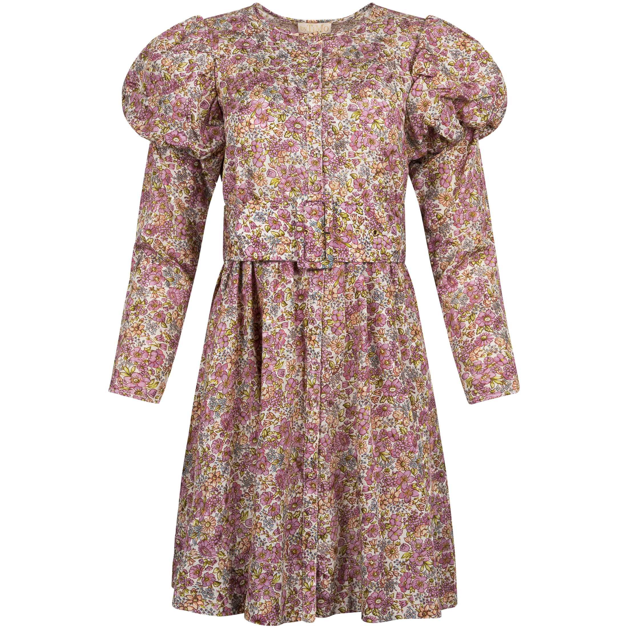Cotton Jacquard Mini Dress - Light Field