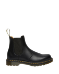 2976 Yellow Stitch Smooth Leather Chelsea Boots - Black Vintage