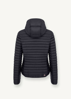 2224U Hooded Down Jacket - Navy Blue