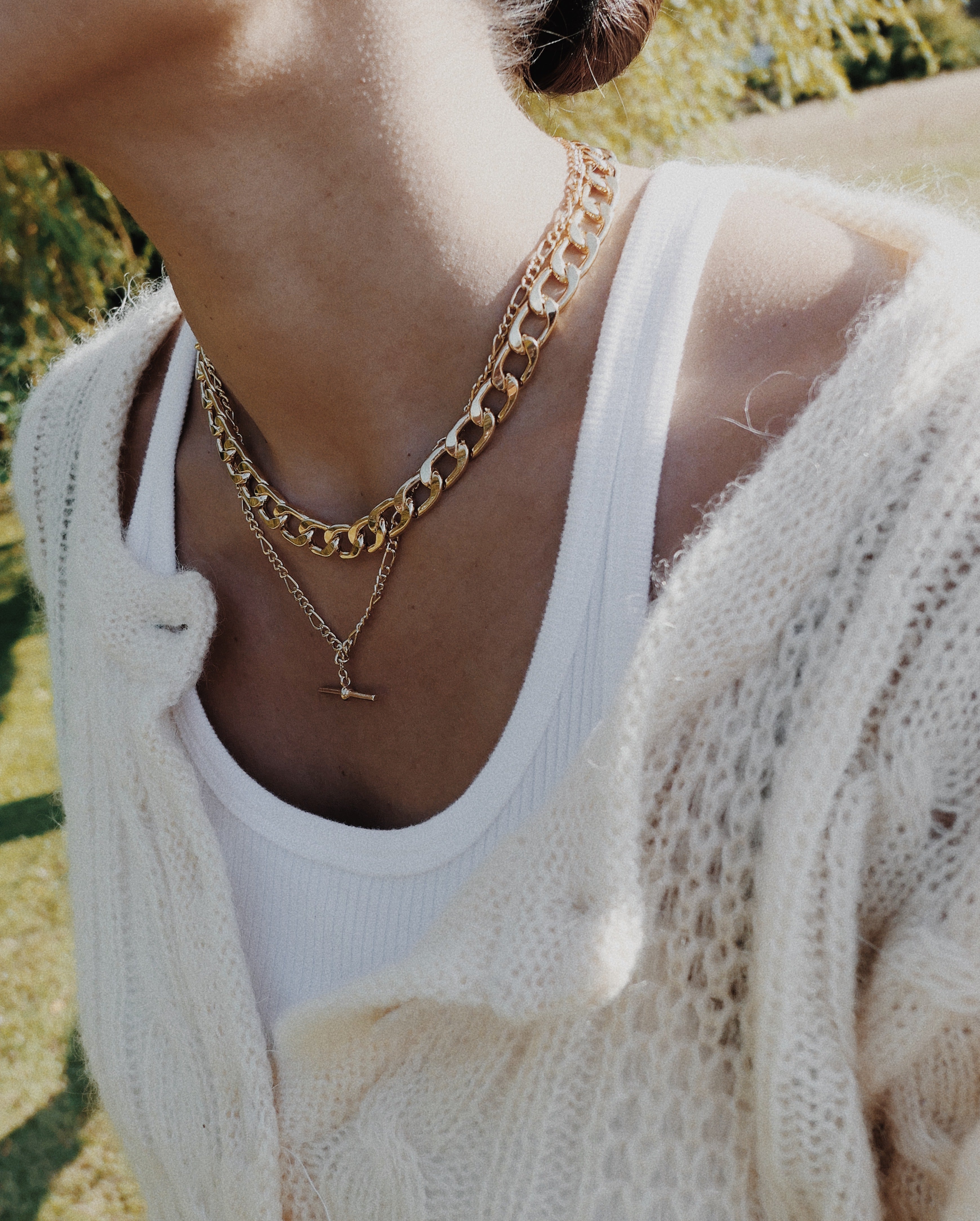 Chunky Chain Necklace 16 - Gold