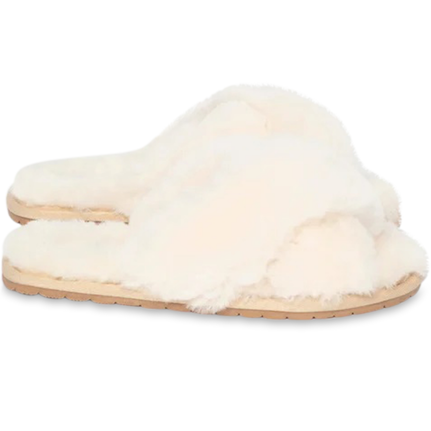 Fluffy Slipper - Cream