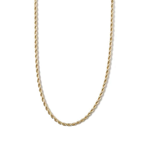 Rope Chain Necklace 18 - Pale Gold