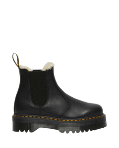 2976 Quad Fur Lined Platform Boots - Black Pisa