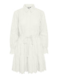 Yasholi Ls Belt Dress S. - Star White