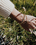 T-Bar Chunky Fiagaro Bracelet - Pale Gold