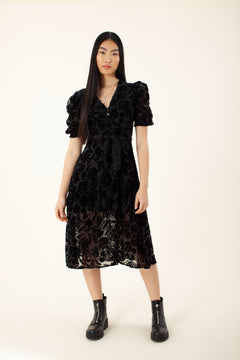 Kimbra Solid Dress - Black