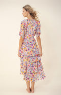Amareli Dress W Tiered Skirt - Ivory