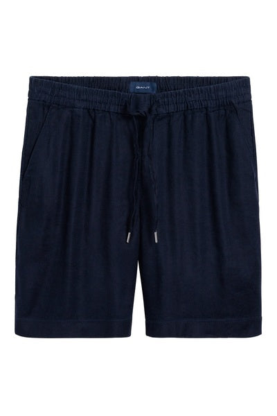 Summer Linen Shorts - Marine - GANT - Bukser & Shorts - VILLOID.no