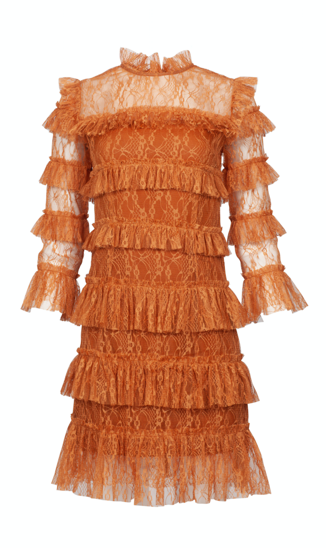Carmine Mini Dress - Spiced Honey - By Malina - Kjoler - VILLOID.no