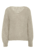 Milana Ls Mohair Knit - Beige
