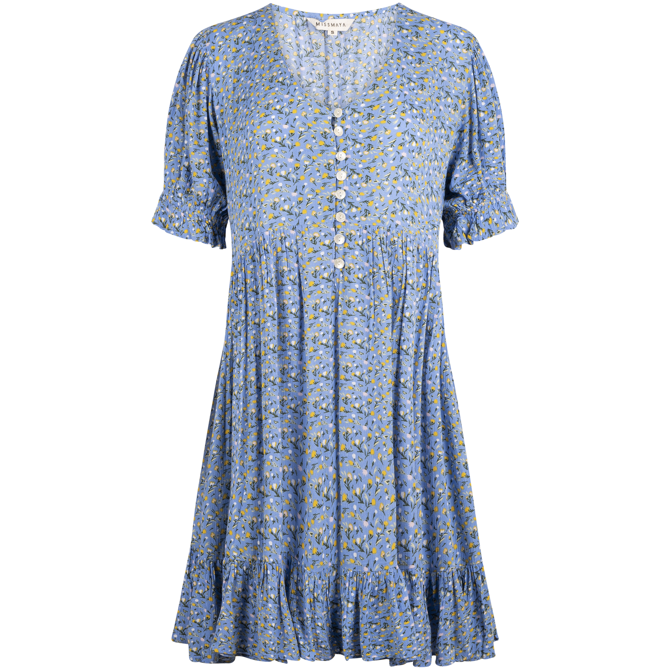 Mayla Dress - Blue Botanic