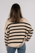 TenleyIW Turtleneck Pullover - Sandstone/Black