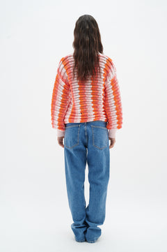 AlyssaIW Crochet Pullover - Multi Colour
