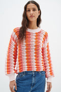 AlyssaIW Crochet Pullover - Multi Colour