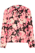 CisiraIW Blouse - Pink Floaty Flower