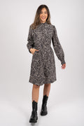 Ruthiepw Dress - Perfectly Pale Granite Print