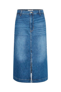 CaliaPW Skirt - Medium Blue Denim