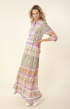 Elspeth Long Dress - Pink