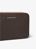 Jet Set Medium Logo Crossbody Bag - Brown