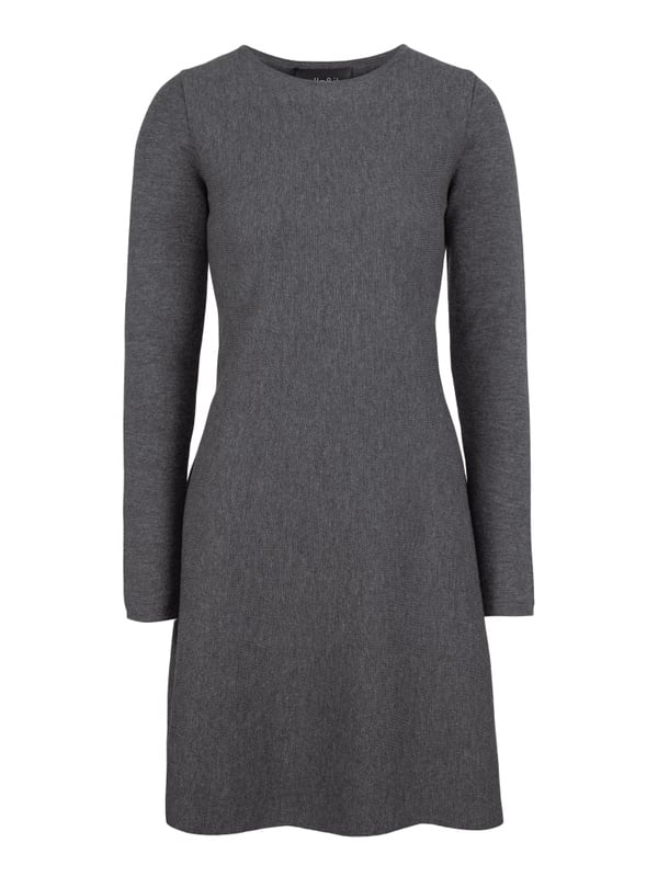 Cecilie Merino Dress - Grey Melange