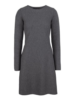 Cecilie Merino Dress - Grey Melange